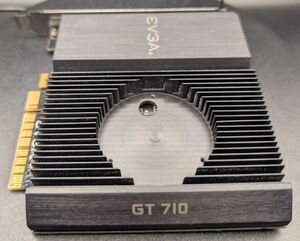 EVGA GeForce GT 710 1GB PCIe • Low Profile •Pulled Working • 1 of 2•Parts/Repair